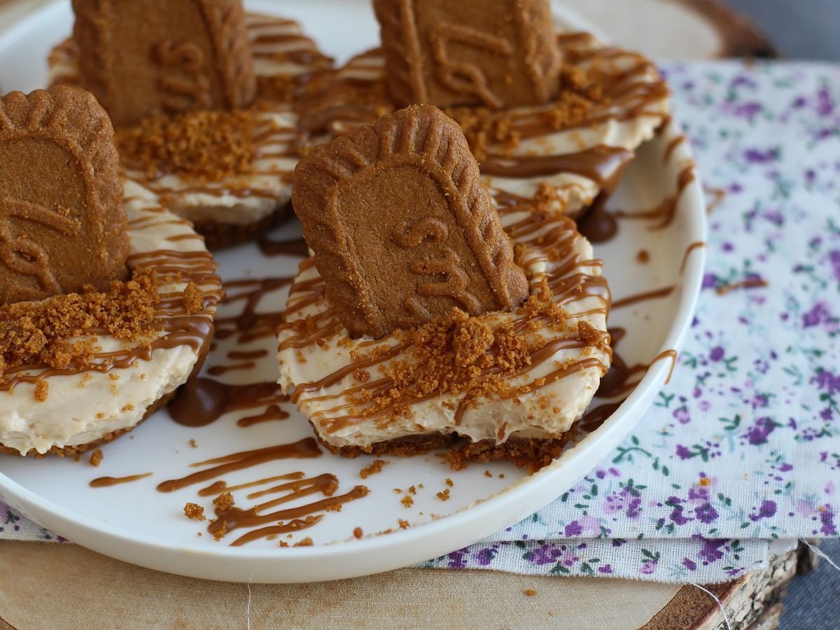 Cheesecakes utan bakning med speculoosbiskvier - foto 2