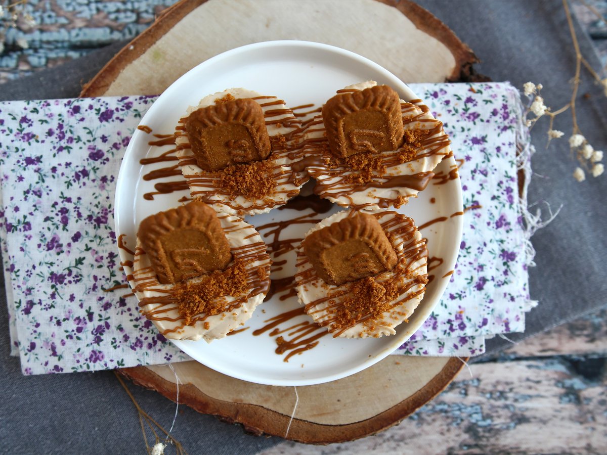 Cheesecakes utan bakning med speculoosbiskvier - foto 3