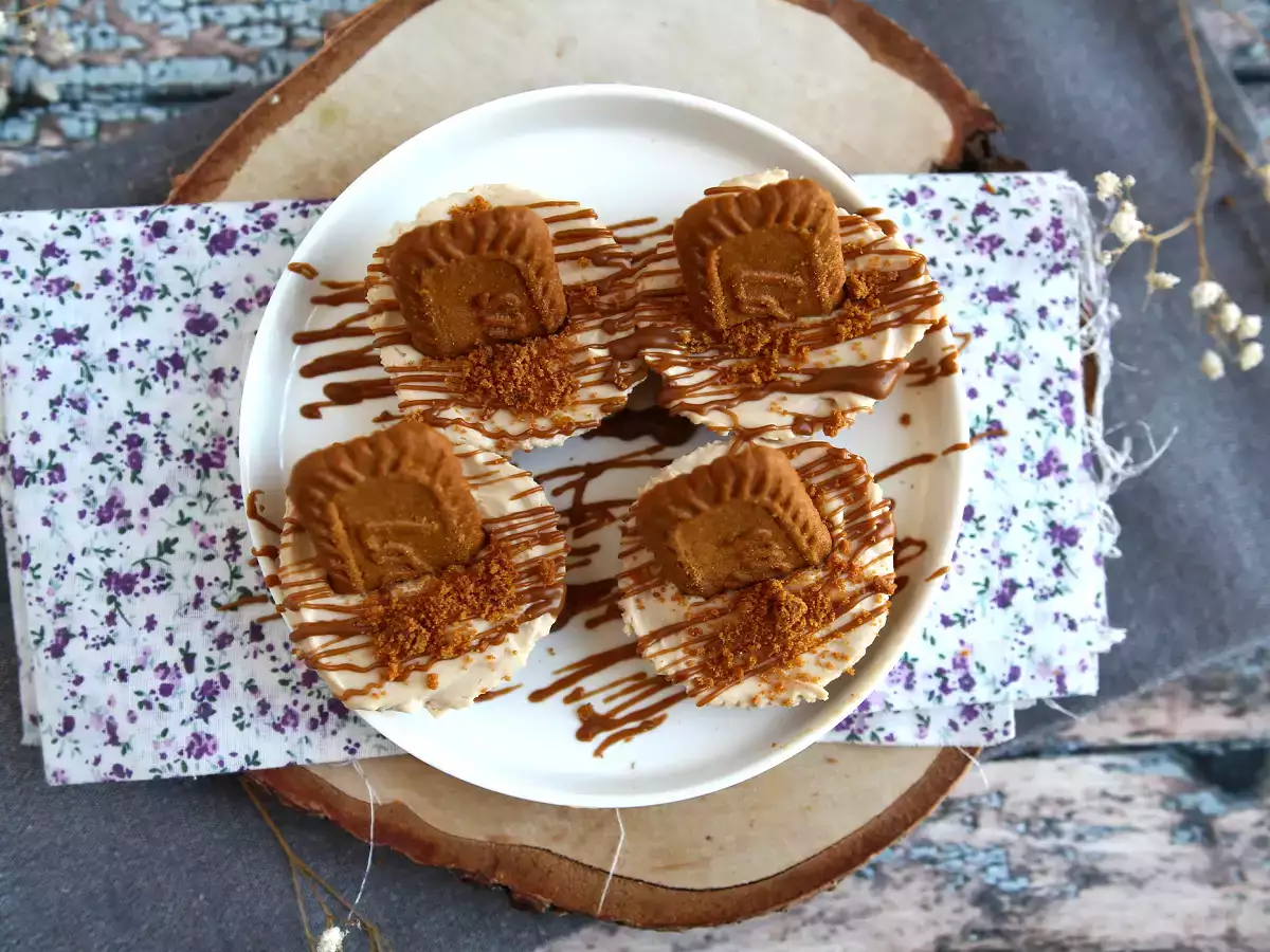 Cheesecakes utan bakning med speculoosbiskvier - foto 3