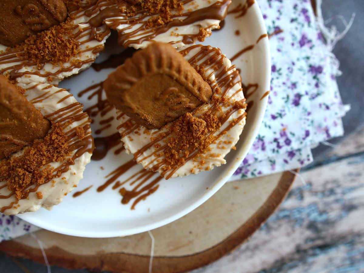 Cheesecakes utan bakning med speculoosbiskvier - foto 4