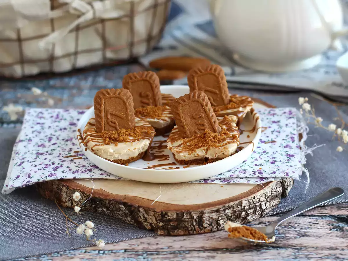 Cheesecakes utan bakning med speculoosbiskvier - foto 5
