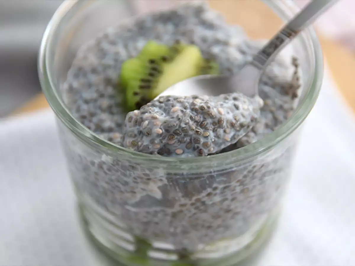 Chiapudding med kiwi - foto 2