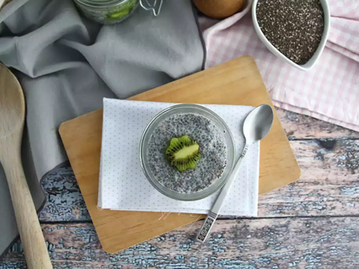 Chiapudding med kiwi - foto 3