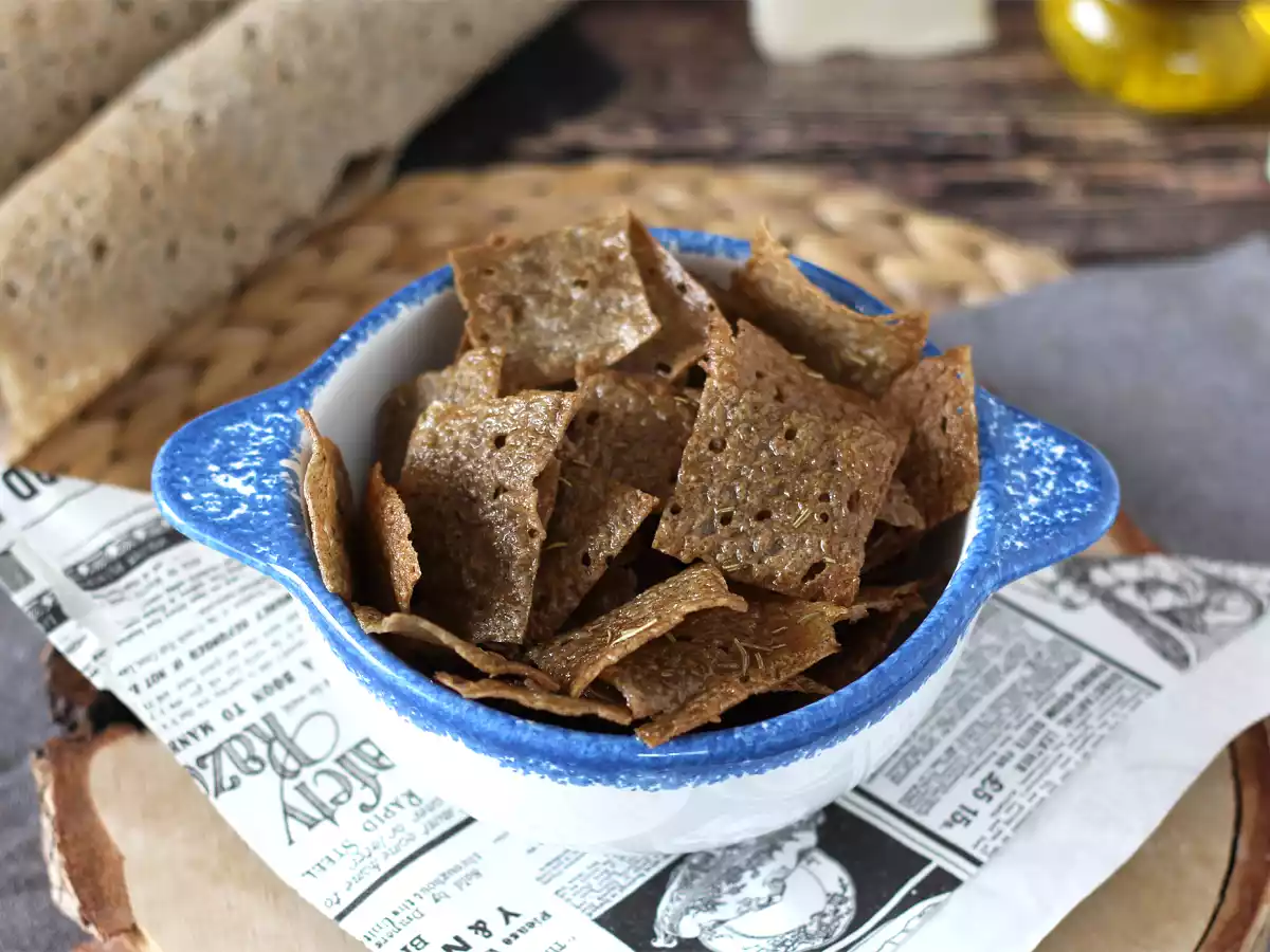 Chips av bovetepannkaka: perfekt som aperitif! - foto 2