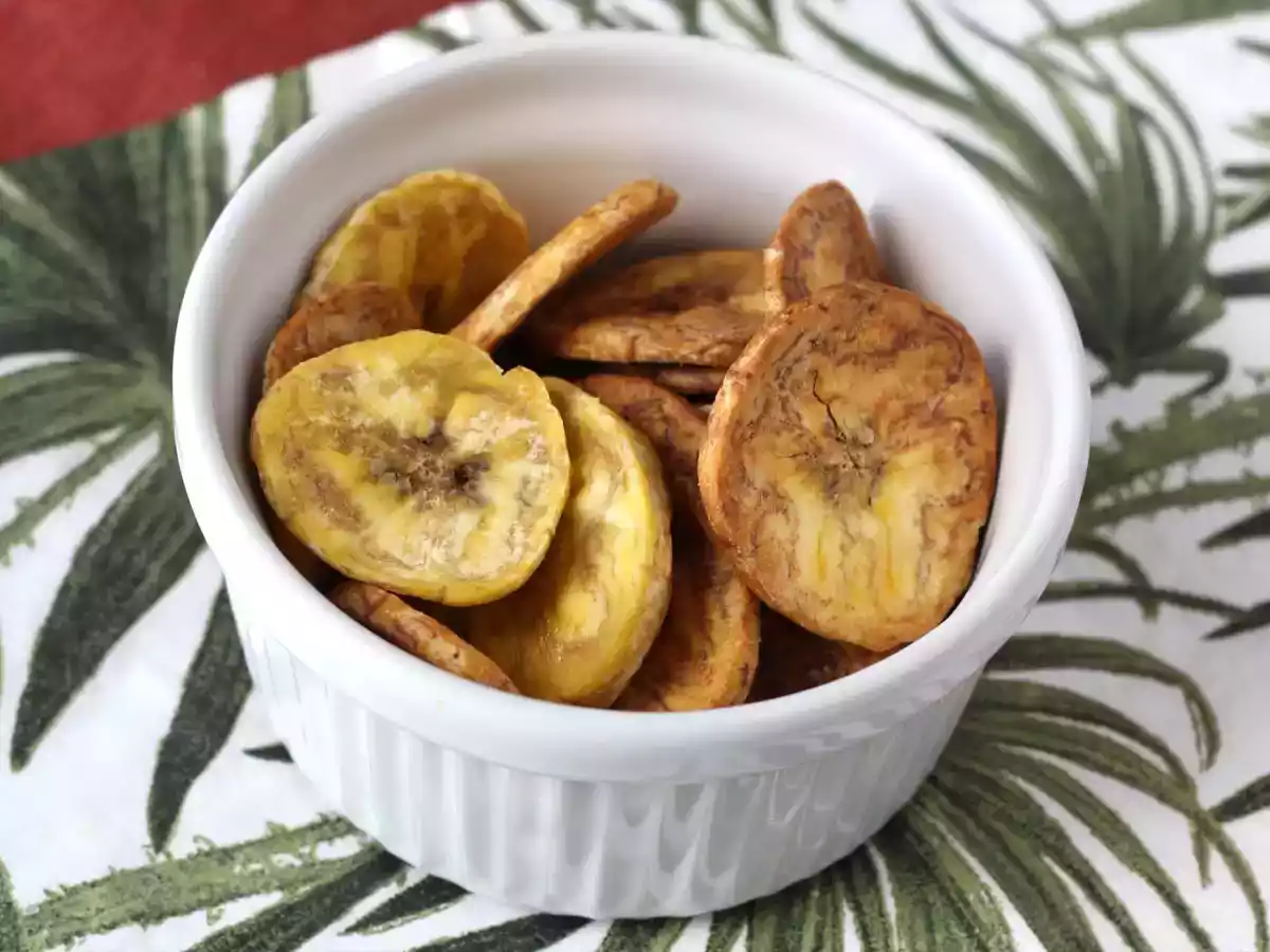 Chips de plátano macho en luftfryser - foto 2