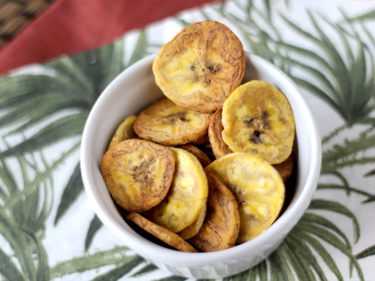 Chips de plátano macho en luftfryser - foto 4