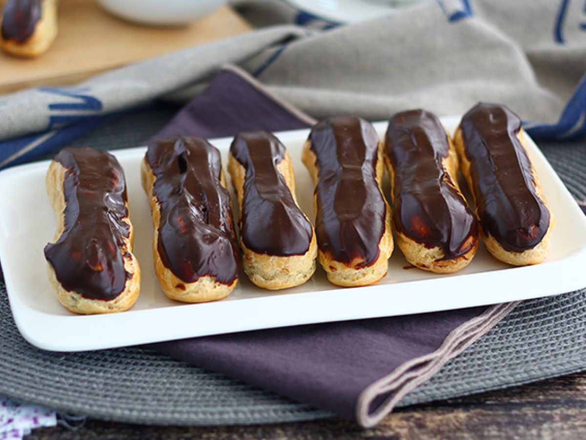 Choklad éclairs (steg-för-steg-instruktioner) - foto 2