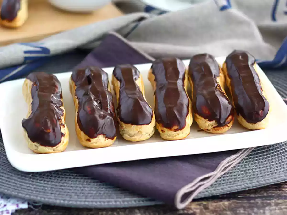 Choklad éclairs (steg-för-steg-instruktioner) - foto 2