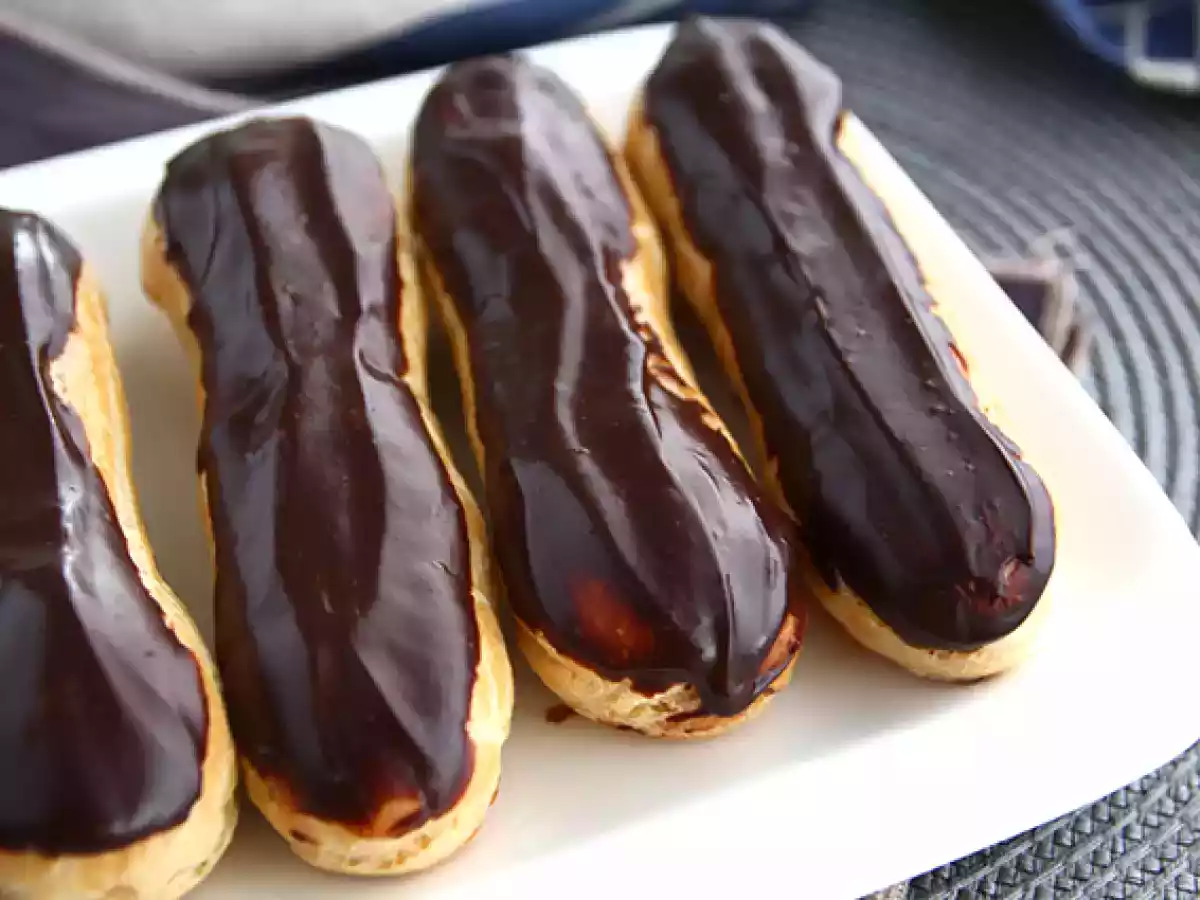 Choklad éclairs (steg-för-steg-instruktioner) - foto 3