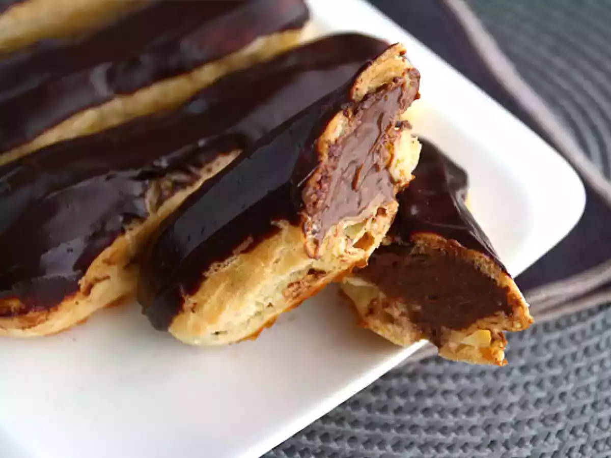Choklad éclairs (steg-för-steg-instruktioner) - foto 4