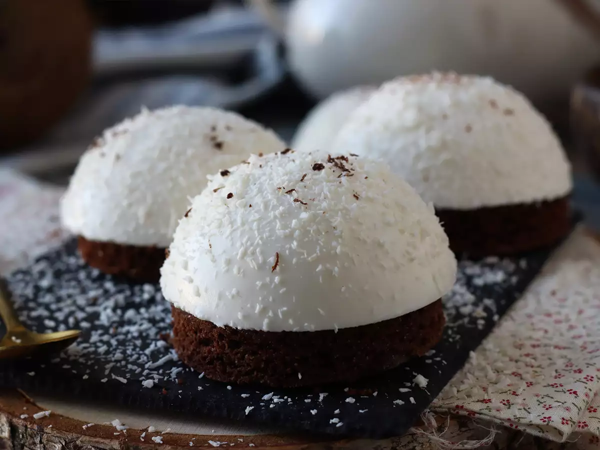 Choklad- och kokosdessert med kokos – len och krispig! - foto 3