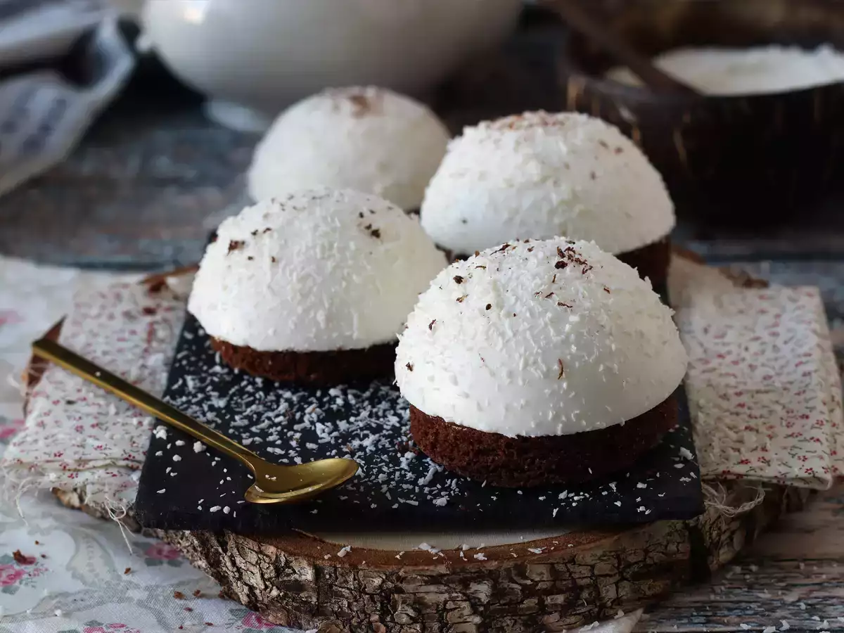 Choklad- och kokosdessert med kokos – len och krispig! - foto 6