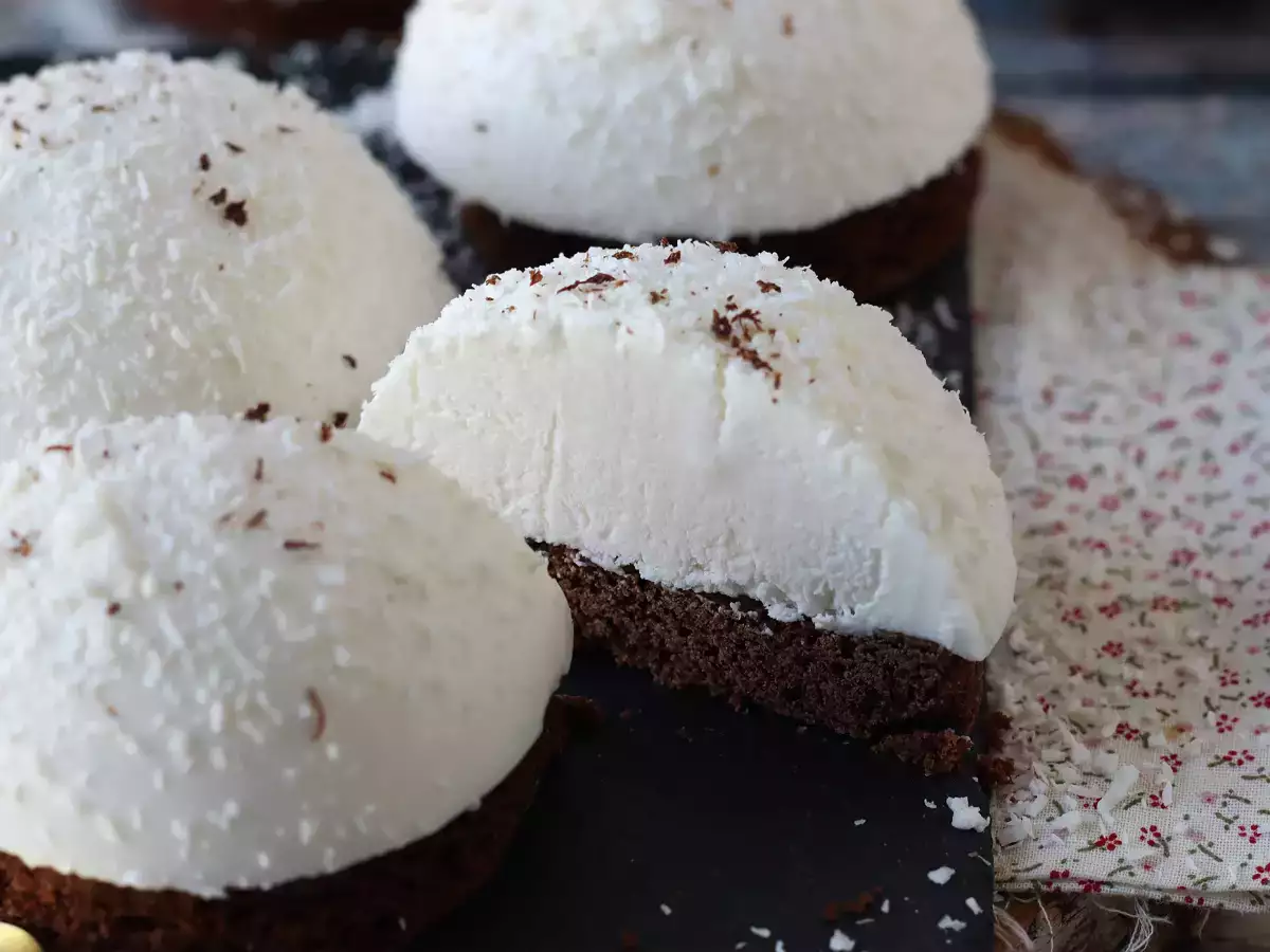 Choklad- och kokosdessert med kokos – len och krispig! - foto 7