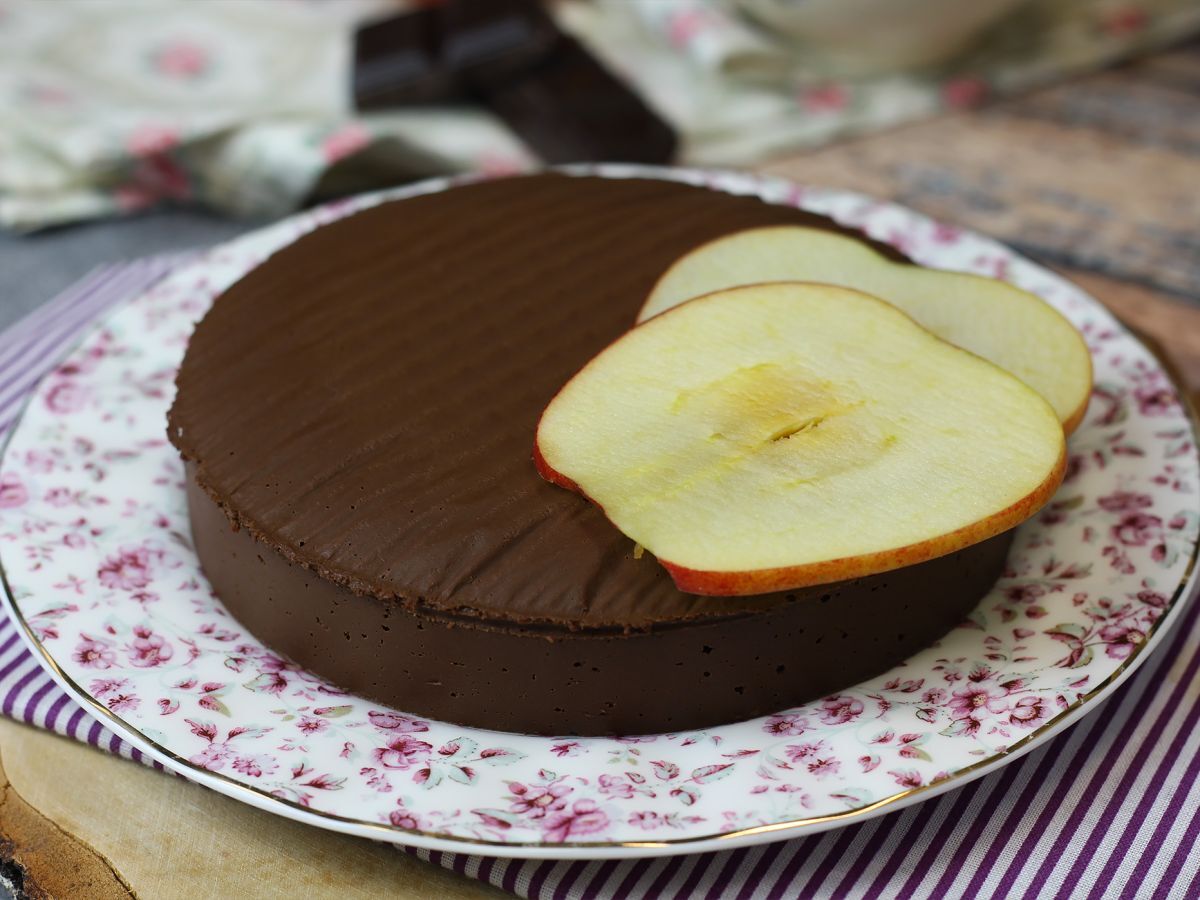 Chokladäpple fudge, en superenkel dessert att göra med bara 2 ingredienser! - foto 4
