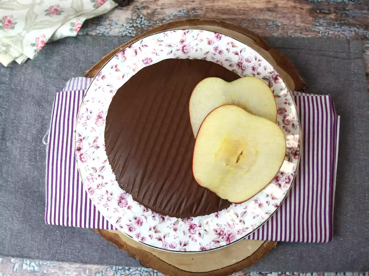 Chokladäpple fudge, en superenkel dessert att göra med bara 2 ingredienser! - foto 5