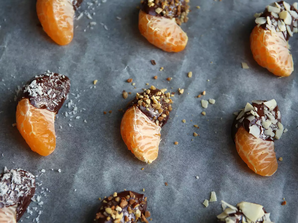 Chokladdoppade clementiner – en snabb, fräsch och lyxig dessert! - foto 4