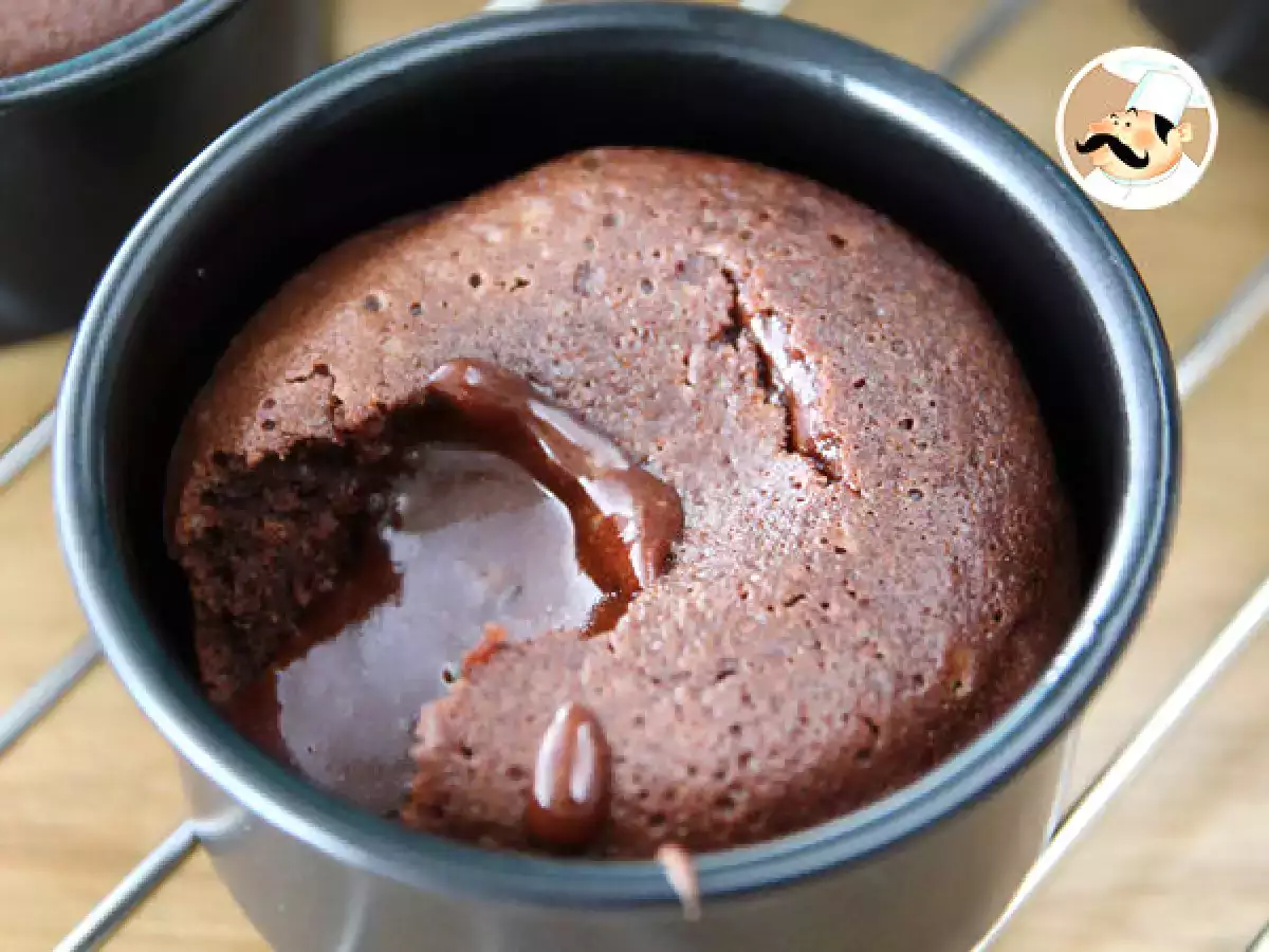 Chokladfondant med ultra rinnande kärna steg för steg