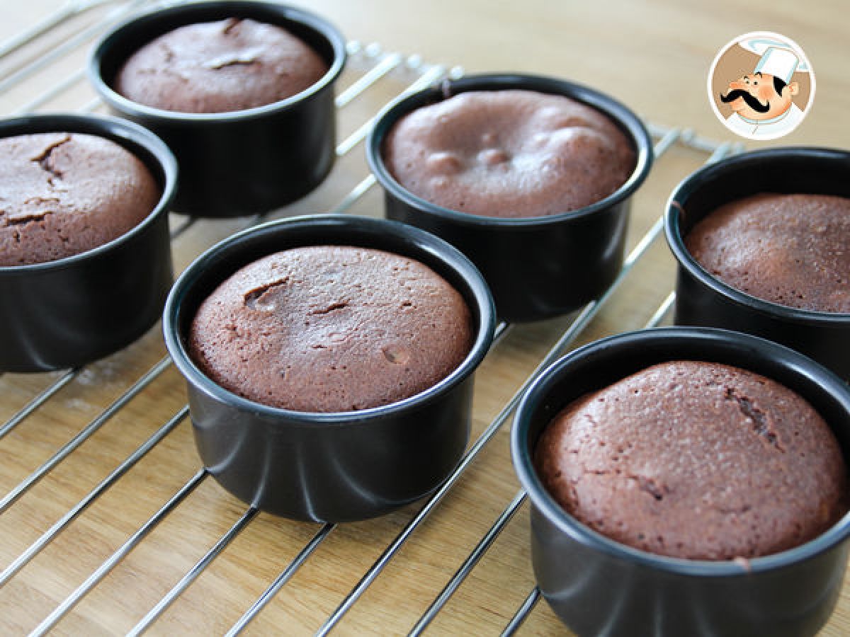 Chokladfondant med ultra rinnande kärna steg för steg - foto 2