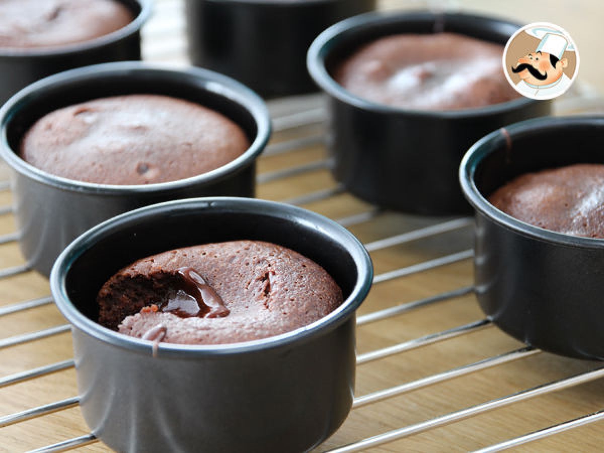 Chokladfondant med ultra rinnande kärna steg för steg - foto 5