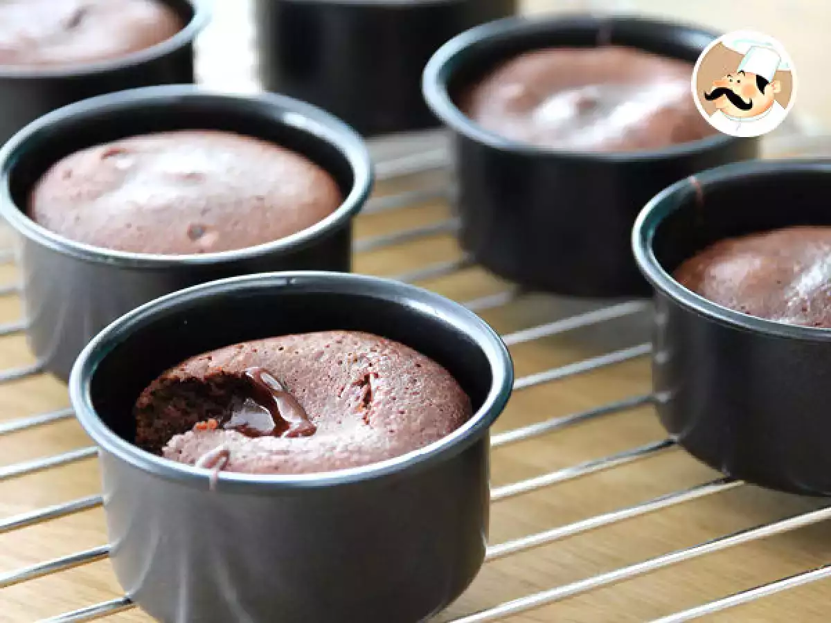 Chokladfondant med ultra rinnande kärna steg för steg - foto 5