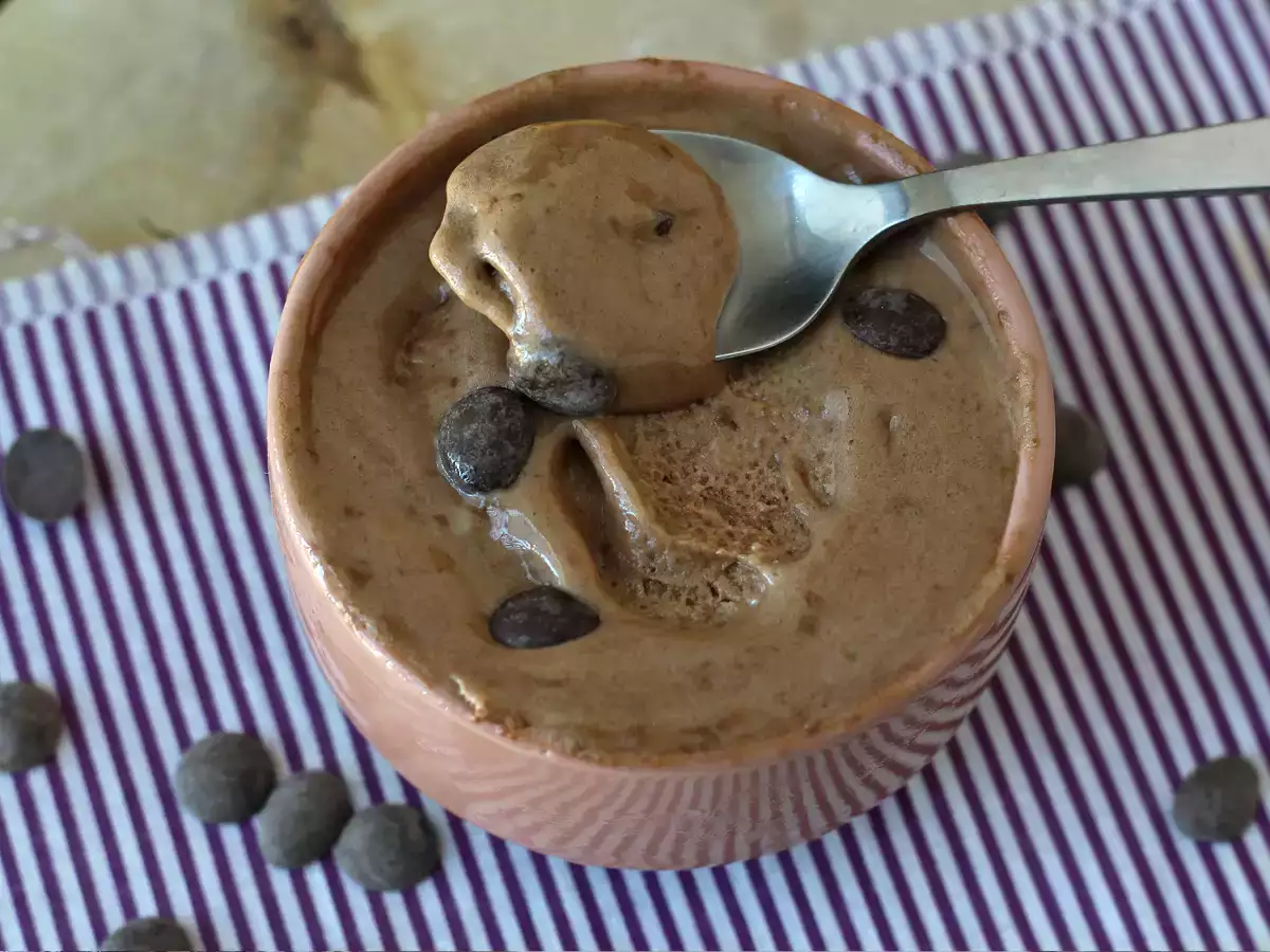 Chokladglass med superprotein från vassle, klar på 5 minuter!