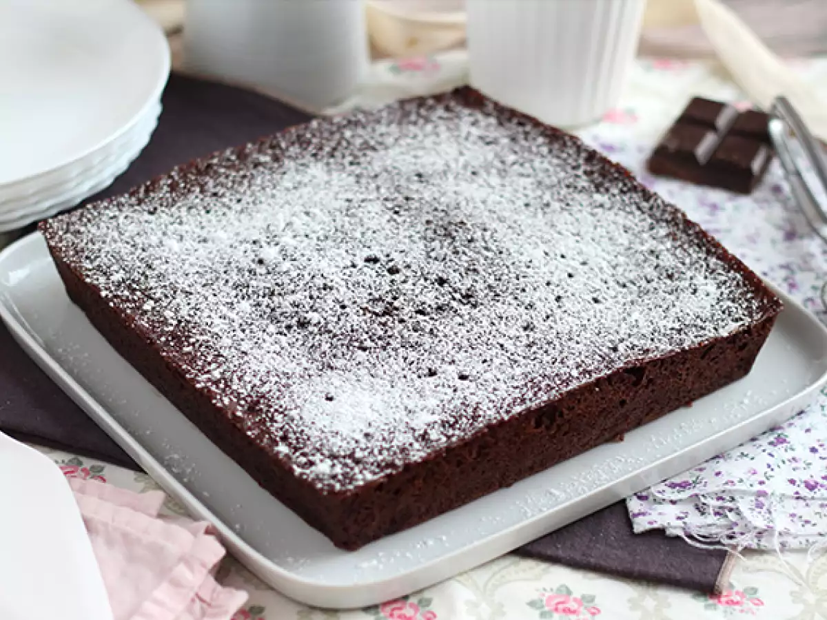 Chokladkaka i mikron på 5 minuter - foto 5