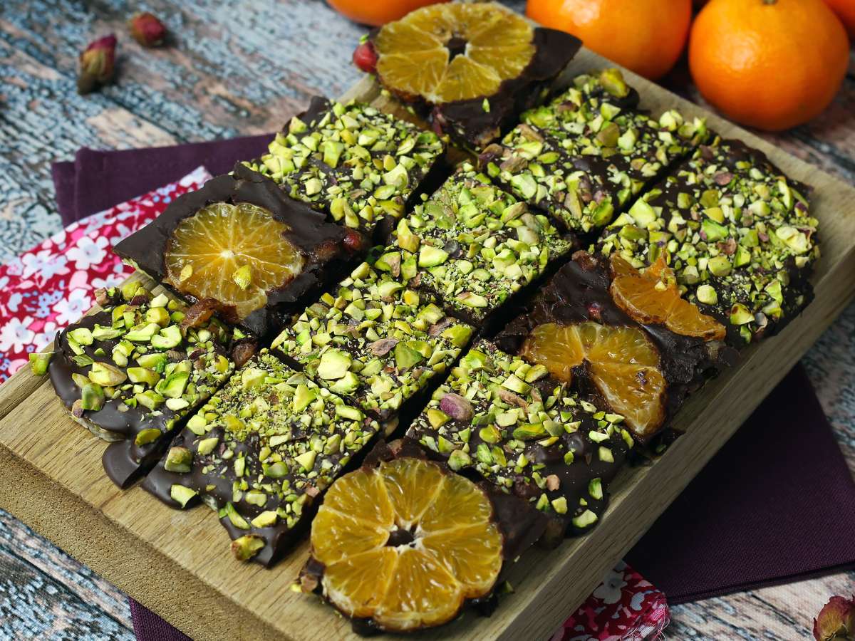 Chokladkaka med pistage och mandarin, den perfekta sötsaken för vintern!