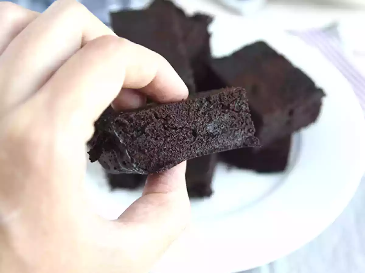 Chokladkaka utan ägg, utan bakning, utan laktos - foto 2