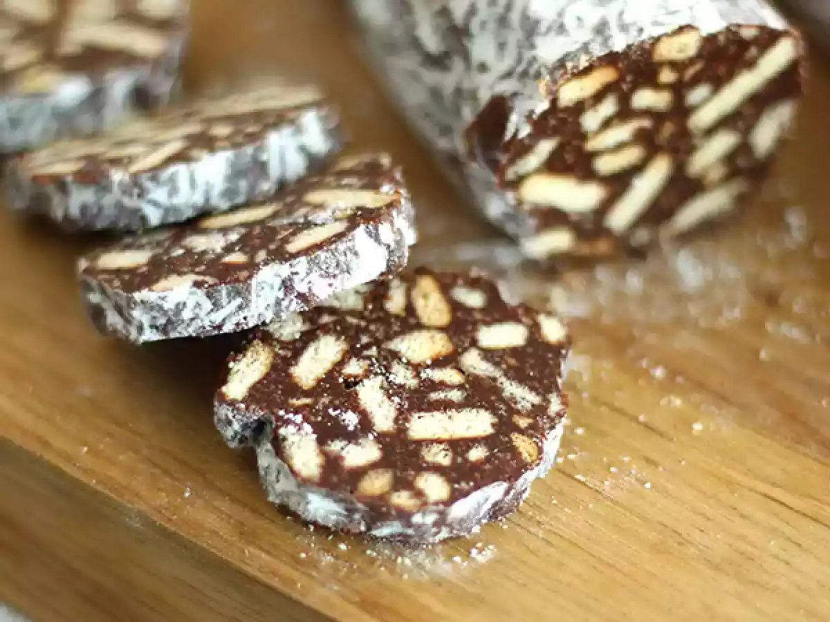 Chokladkorv med choklad - foto 2