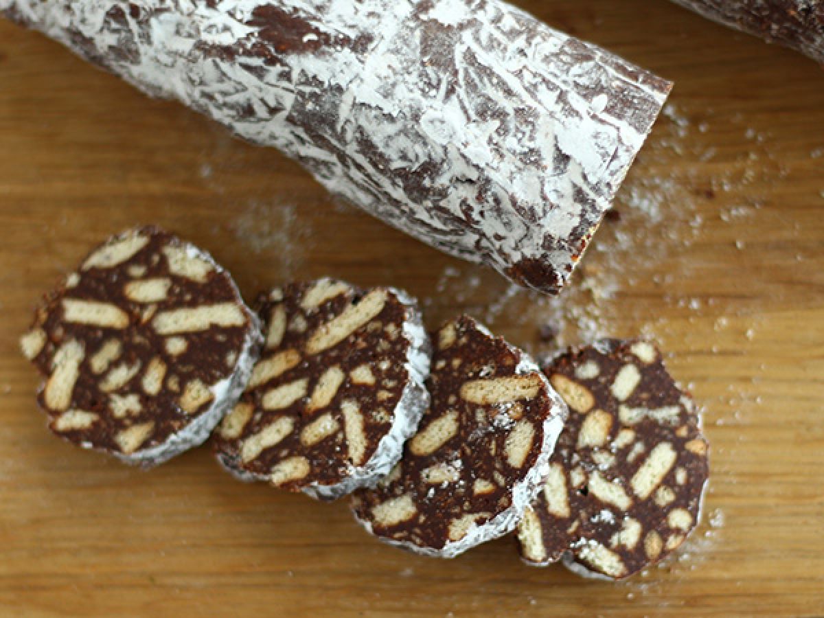 Chokladkorv med choklad - foto 3
