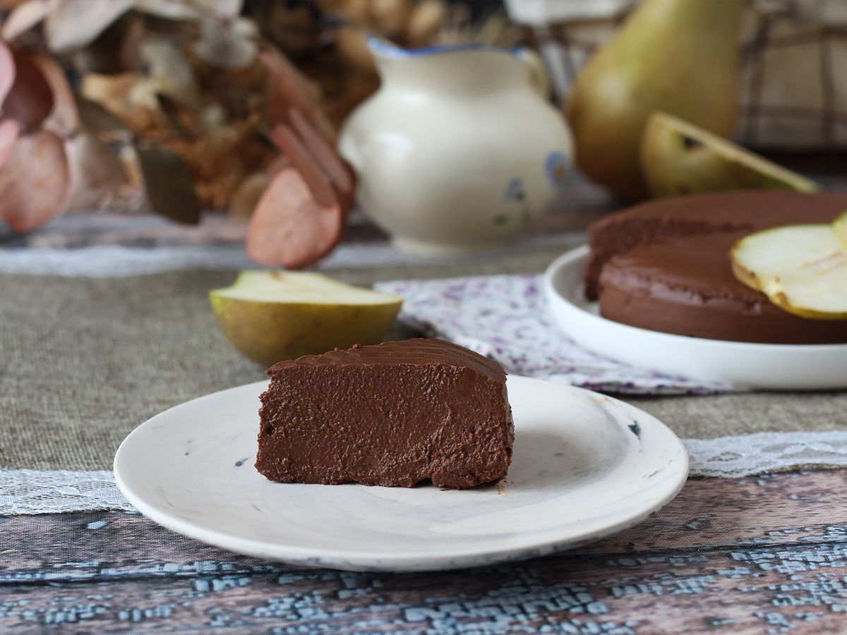 Chokladpäronfudge, en superenkel dessert att göra med bara 2 ingredienser! - foto 5
