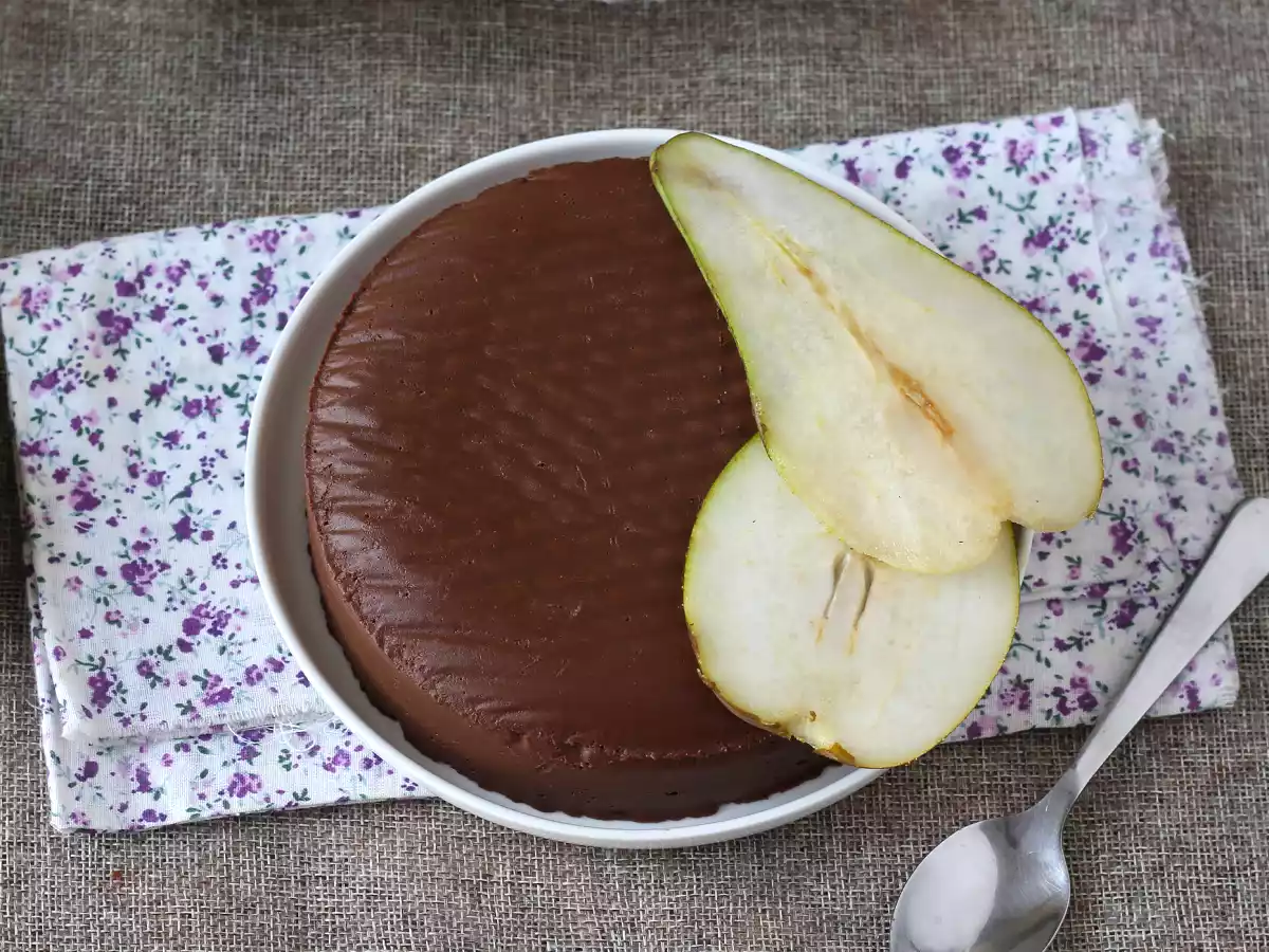 Chokladpäronfudge, en superenkel dessert att göra med bara 2 ingredienser! - foto 6