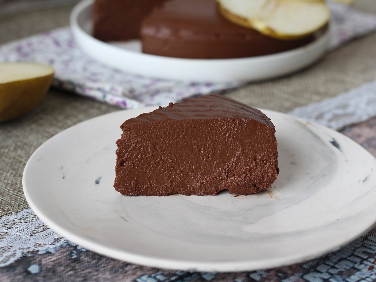 Chokladpäronfudge, en superenkel dessert att göra med bara 2 ingredienser! - foto 7
