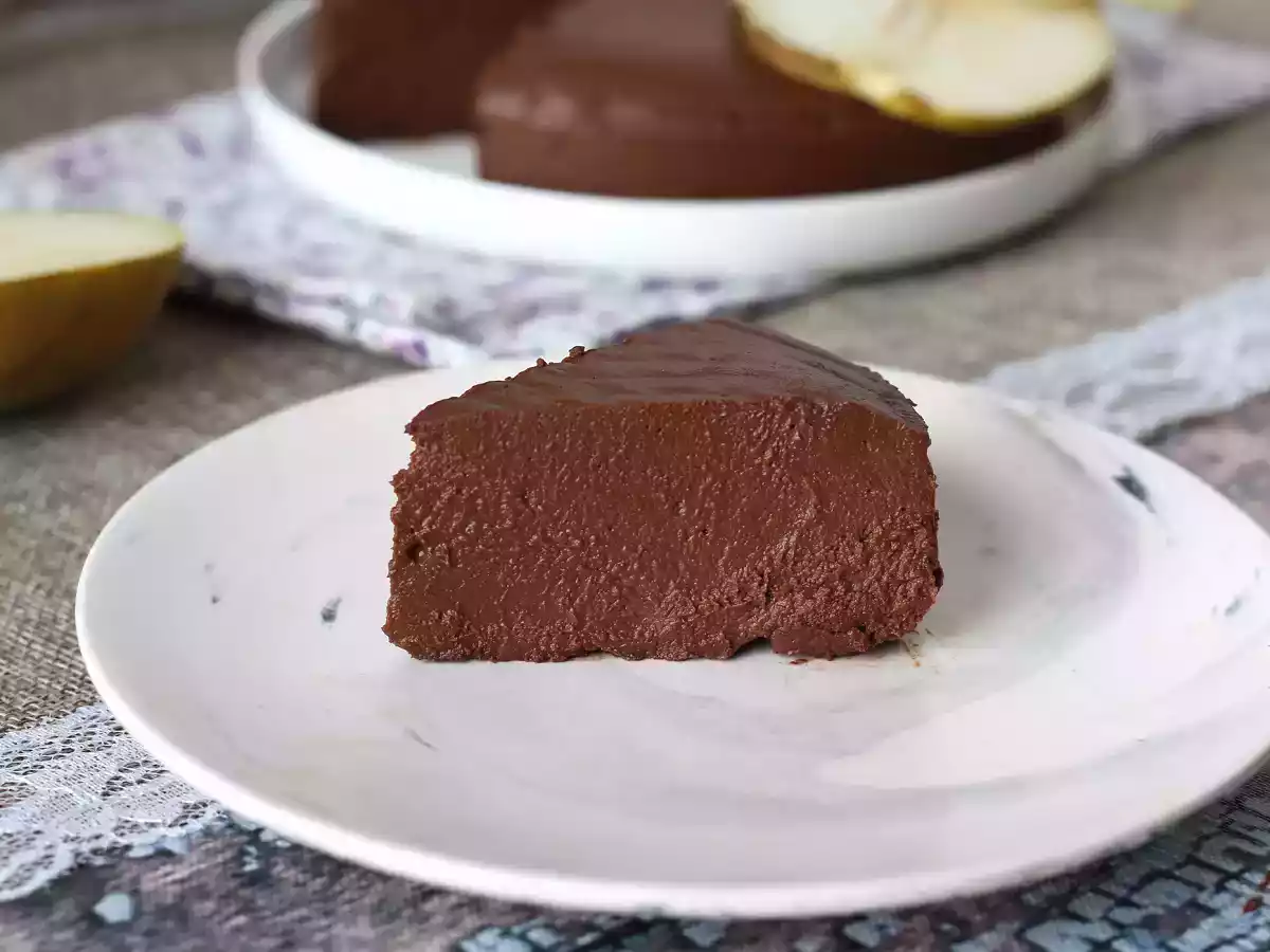 Chokladpäronfudge, en superenkel dessert att göra med bara 2 ingredienser! - foto 7