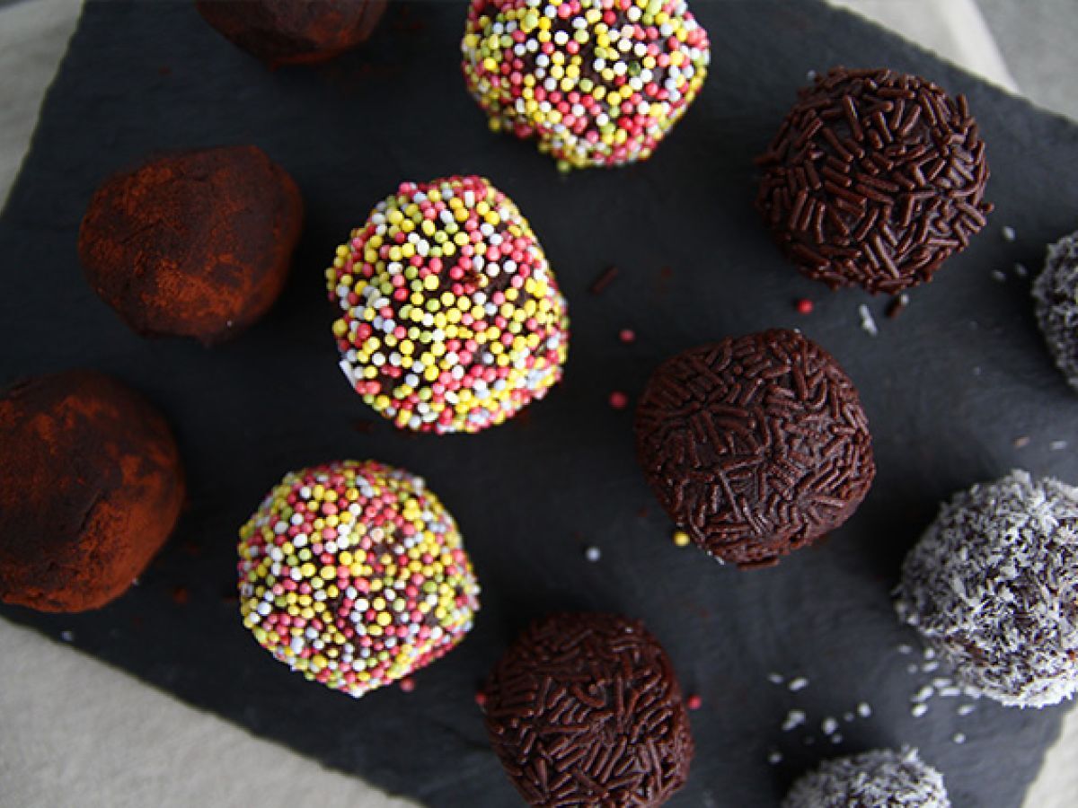 Chokladtryfflar med överdrag - foto 3