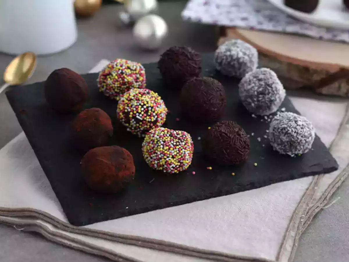 Chokladtryfflar med överdrag - foto 5