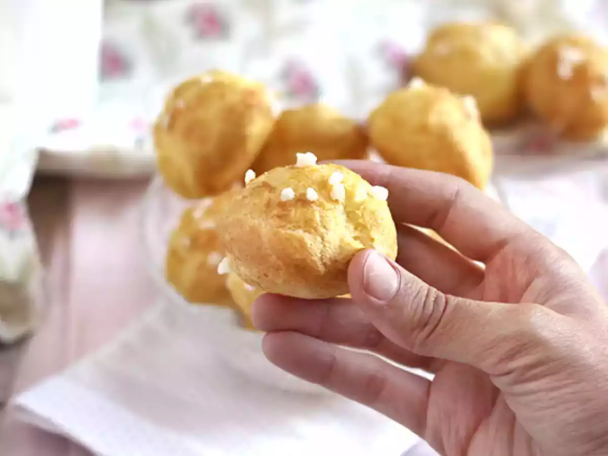 Chouquettes, choux med pärlsocker - foto 4