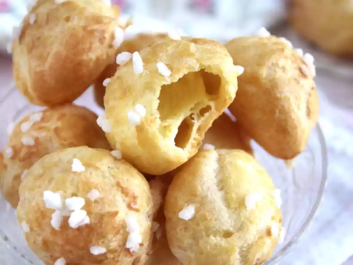 Chouquettes, choux med pärlsocker - foto 6