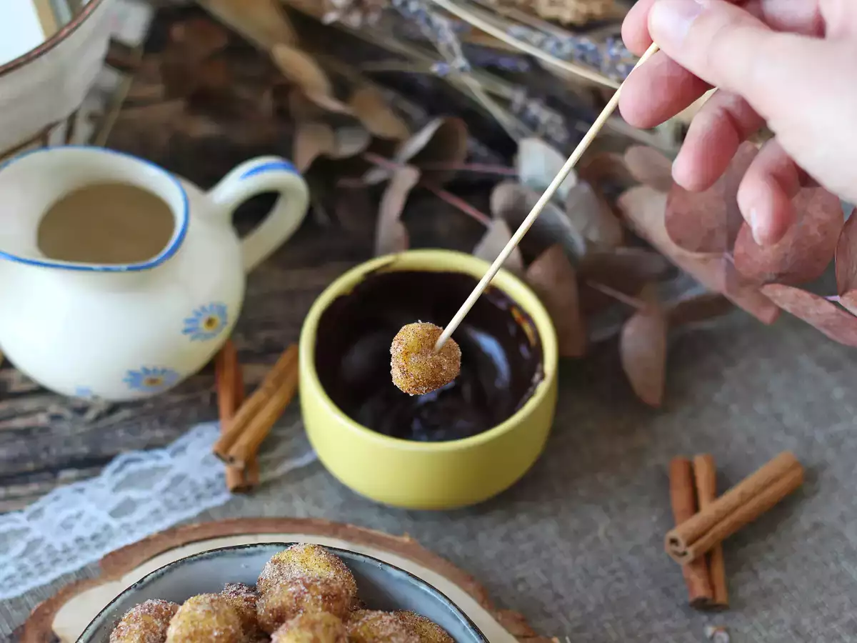 Churros-gnocchi i airfryer – kaneldessert att mumsa på! - foto 3