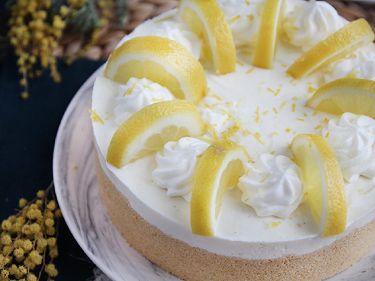 Citroncheesecake utan bakning
