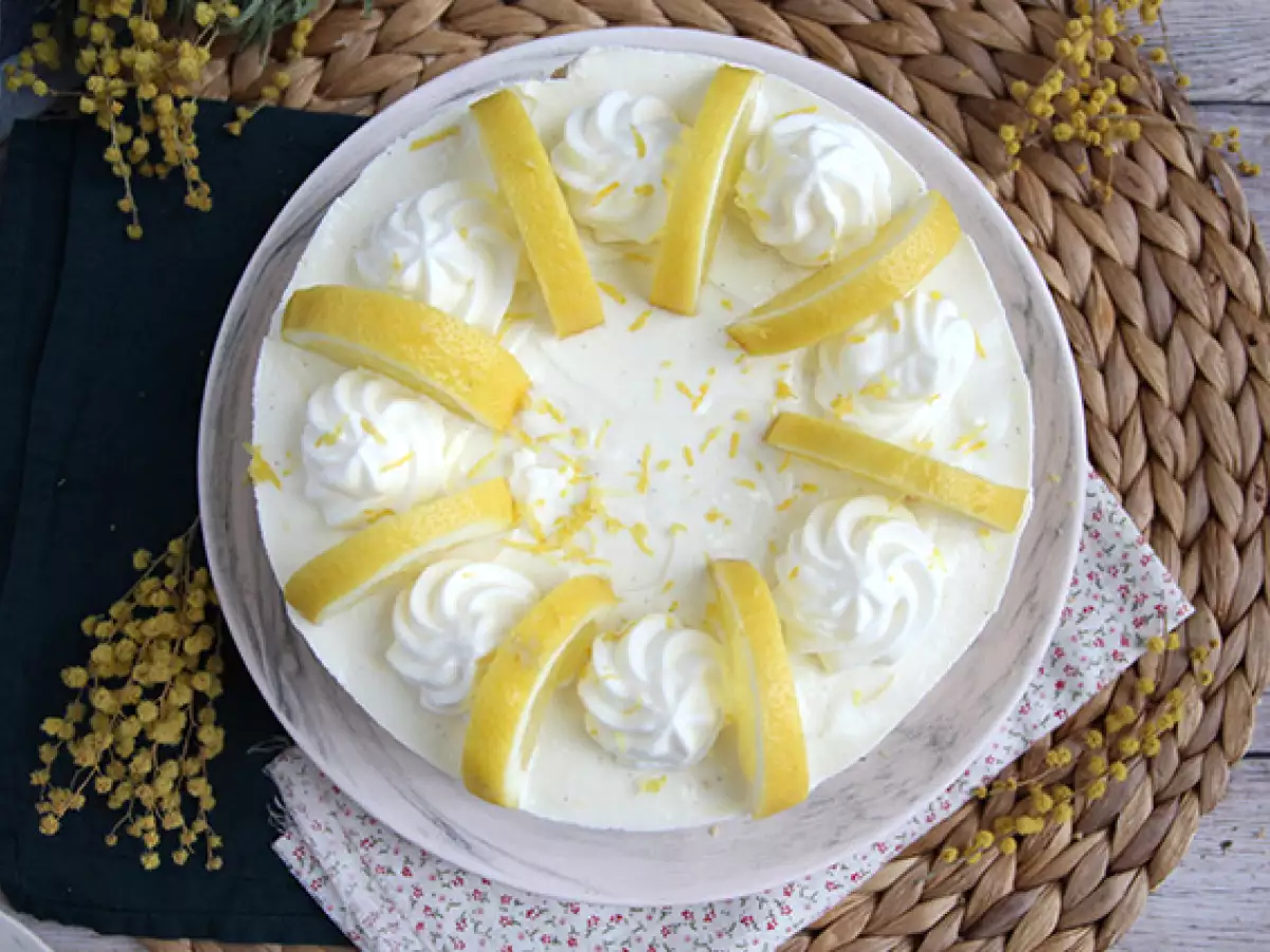 Citroncheesecake utan bakning - foto 2
