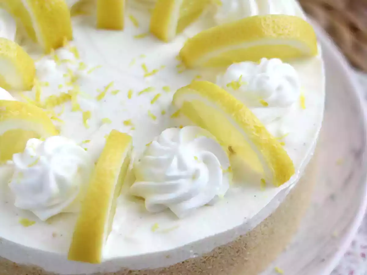 Citroncheesecake utan bakning - foto 3