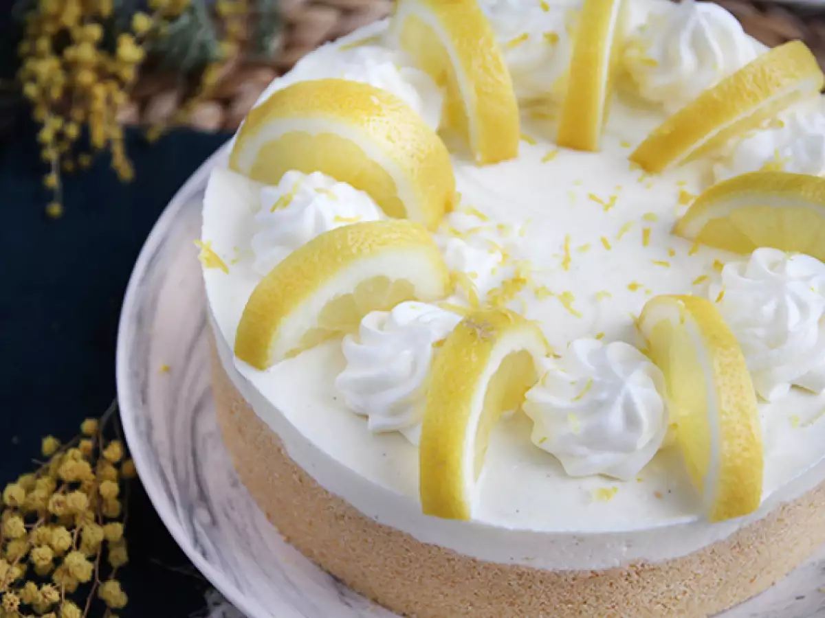 Citroncheesecake utan ugn