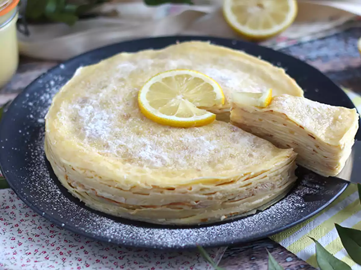 Citronpannkakstårta - foto 3