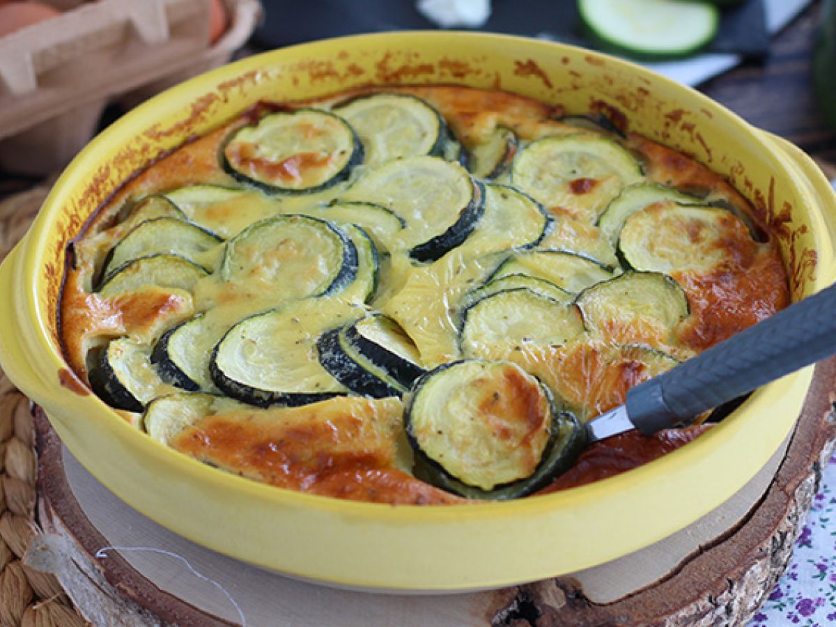 Clafoutis med zucchini och getost - foto 2