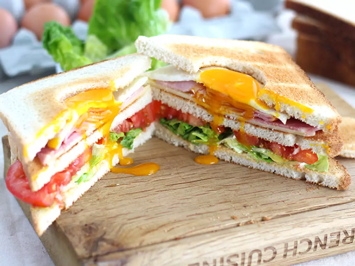 Club Sandwich med ägg - foto 2