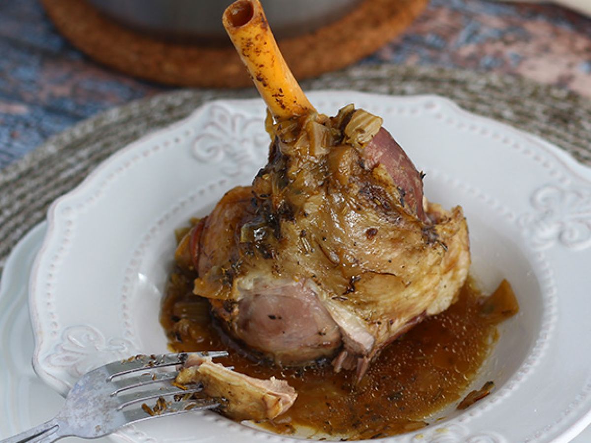 Confiterad lammstek med honung och timjan - foto 3