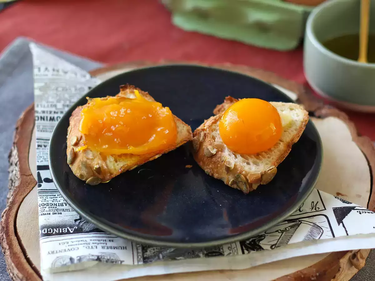 Confiterade äggulor i Airfryer – ett bredbart pålägg - foto 6