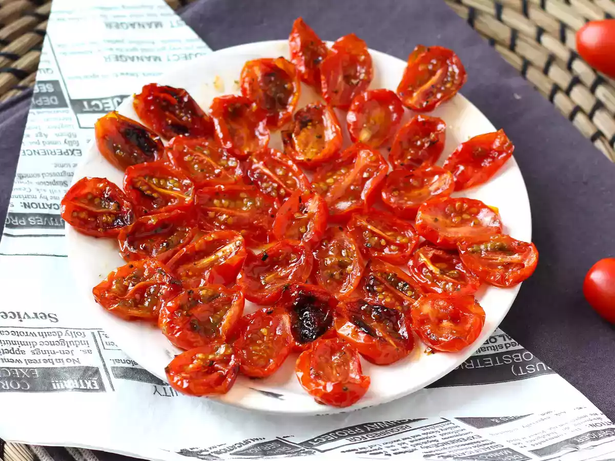 Confiterade tomater i luftfryser - foto 3