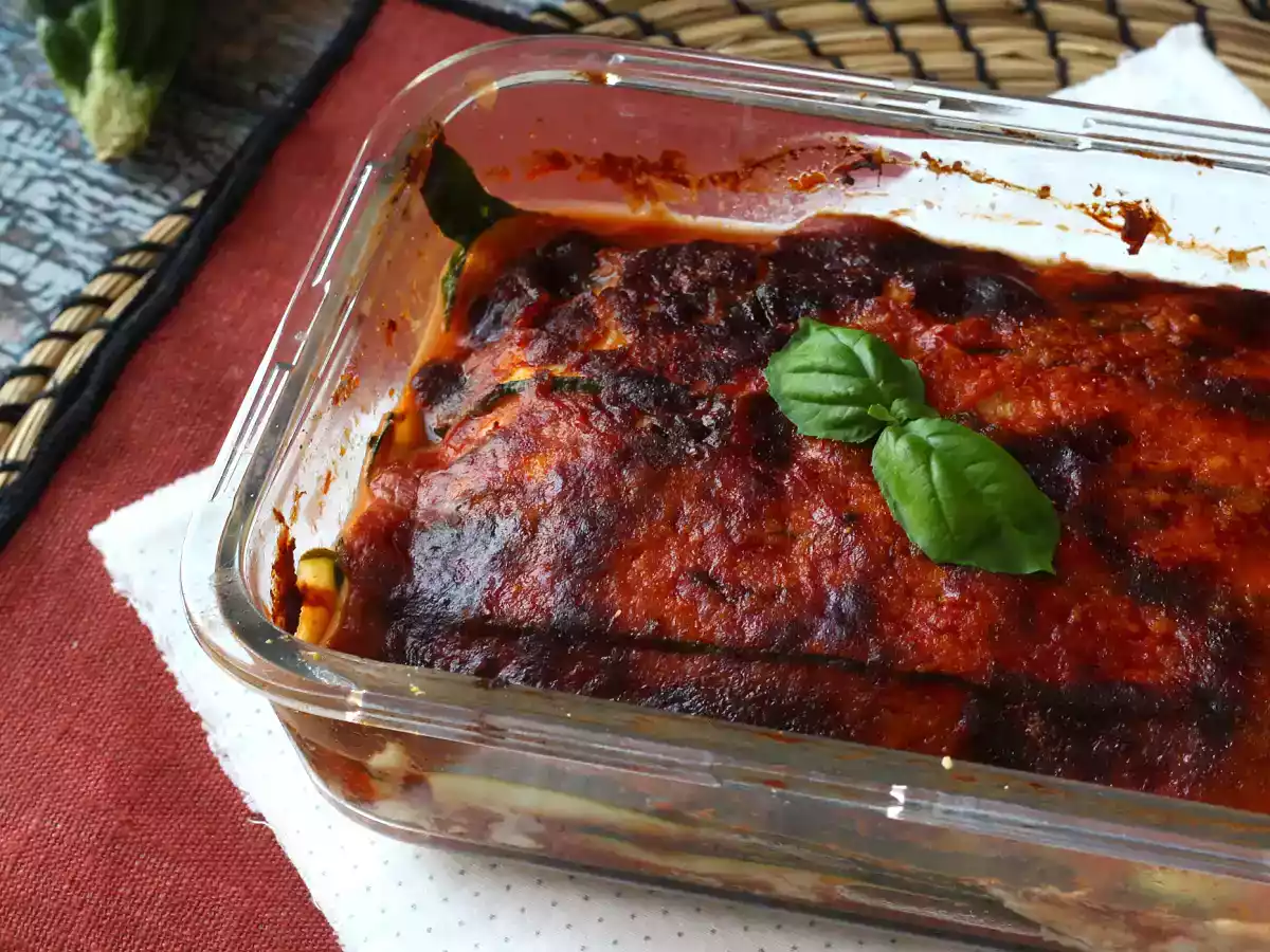 Courgette parmigiana i fritös: snabb, lätt och krispig